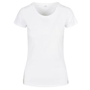 Build Your Brand Womens/Ladies Basic T-Shirt / White